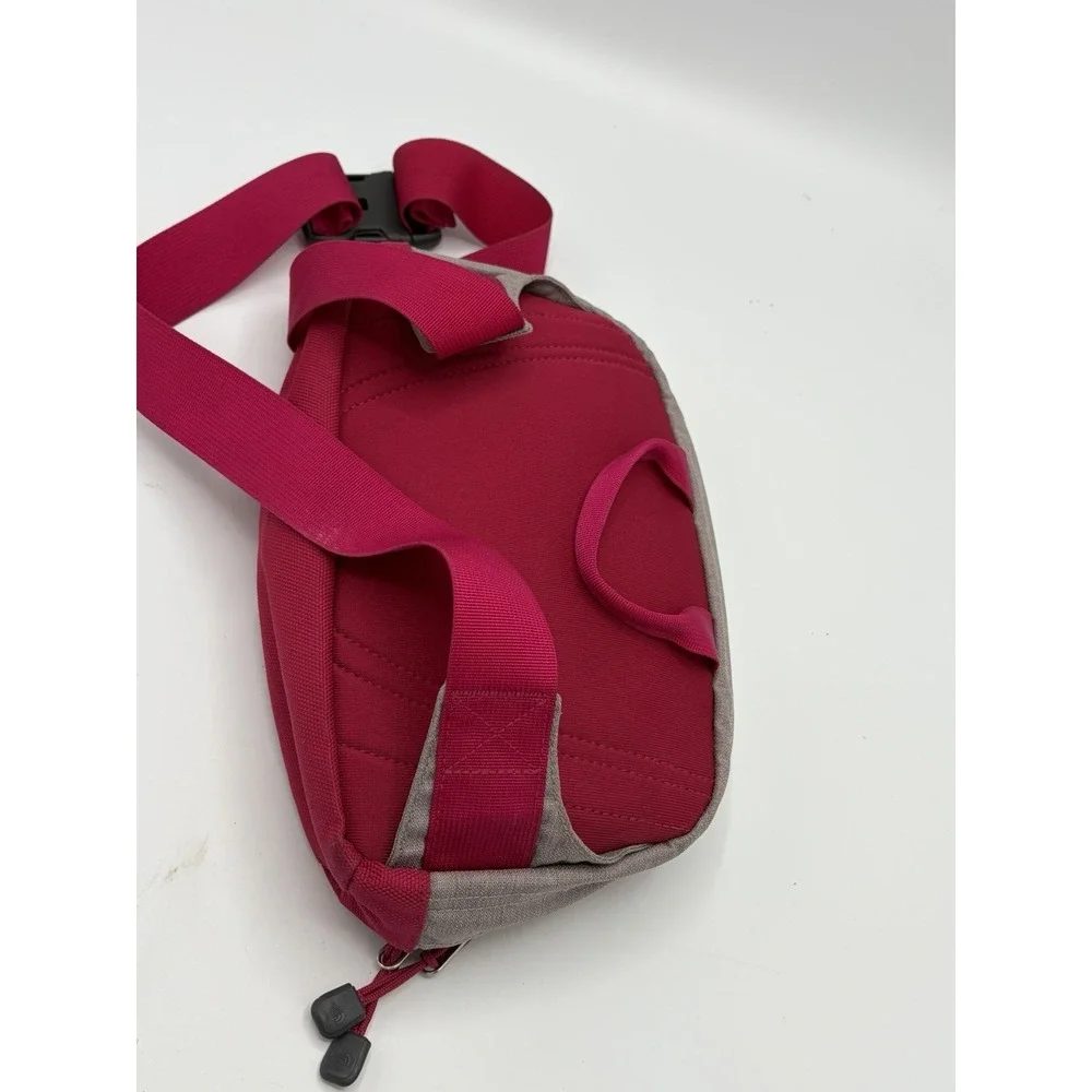 The North Face ROO Waist Fanny Pack Bag Multicolor Hiking Outdoors Gray Red Pink